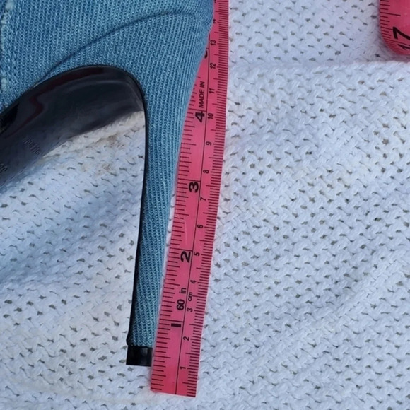 Barbara Bui Denim Stiletto Booties 39/9.5 - Picture 2 of 13